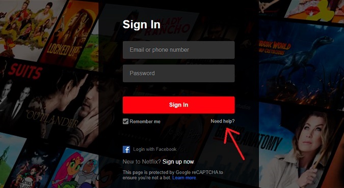Netflix-Sign-in-lost-password