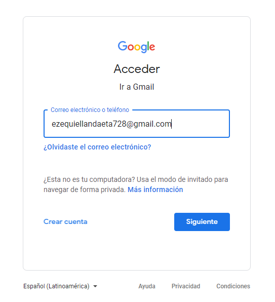 sign in gmail account