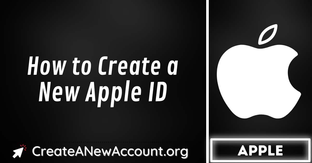 New Apple ID how to create