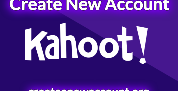 create kahoot account